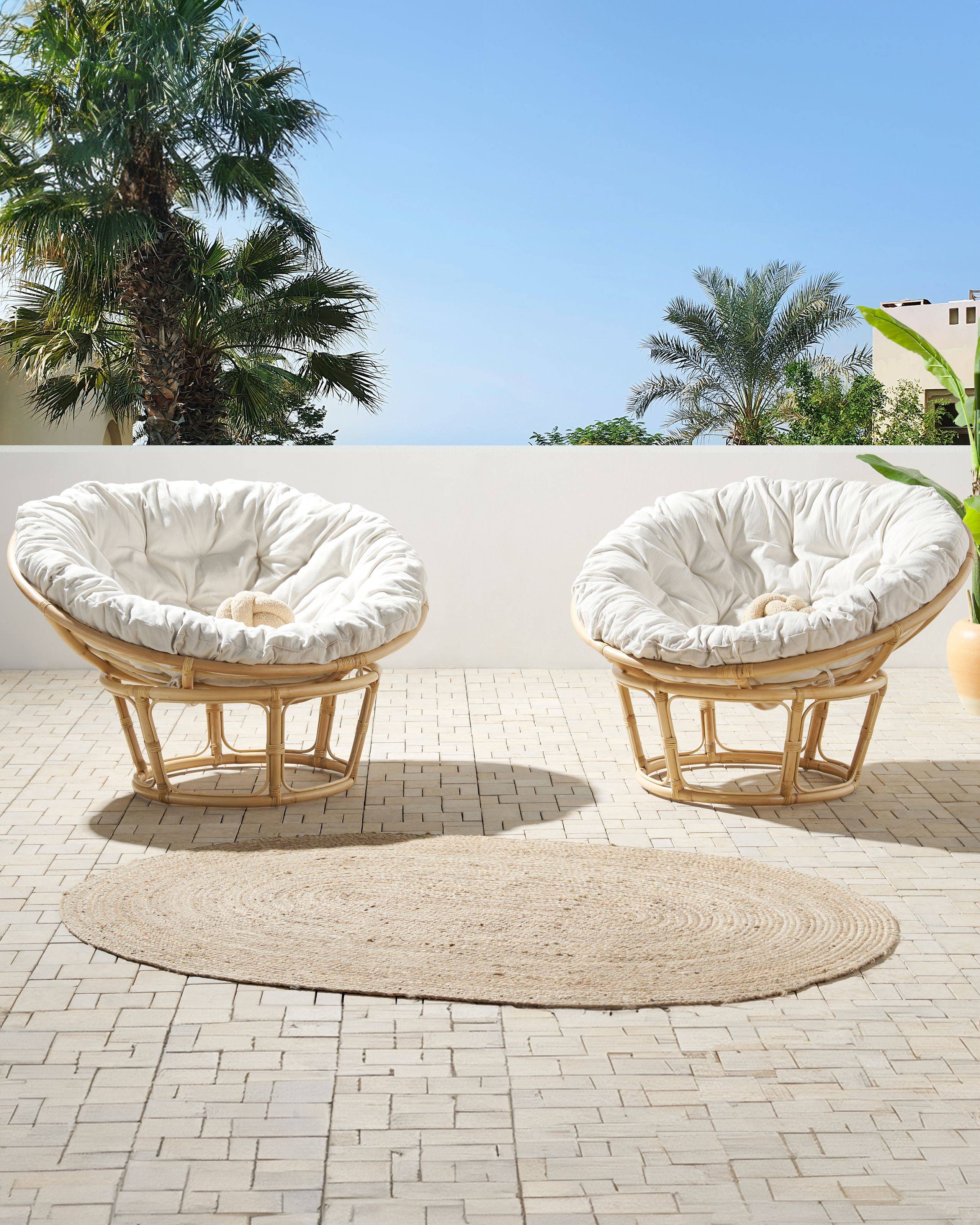 Beliani - Fauteuil Rotin Naturel SALVO - Beliani - Imagen 1