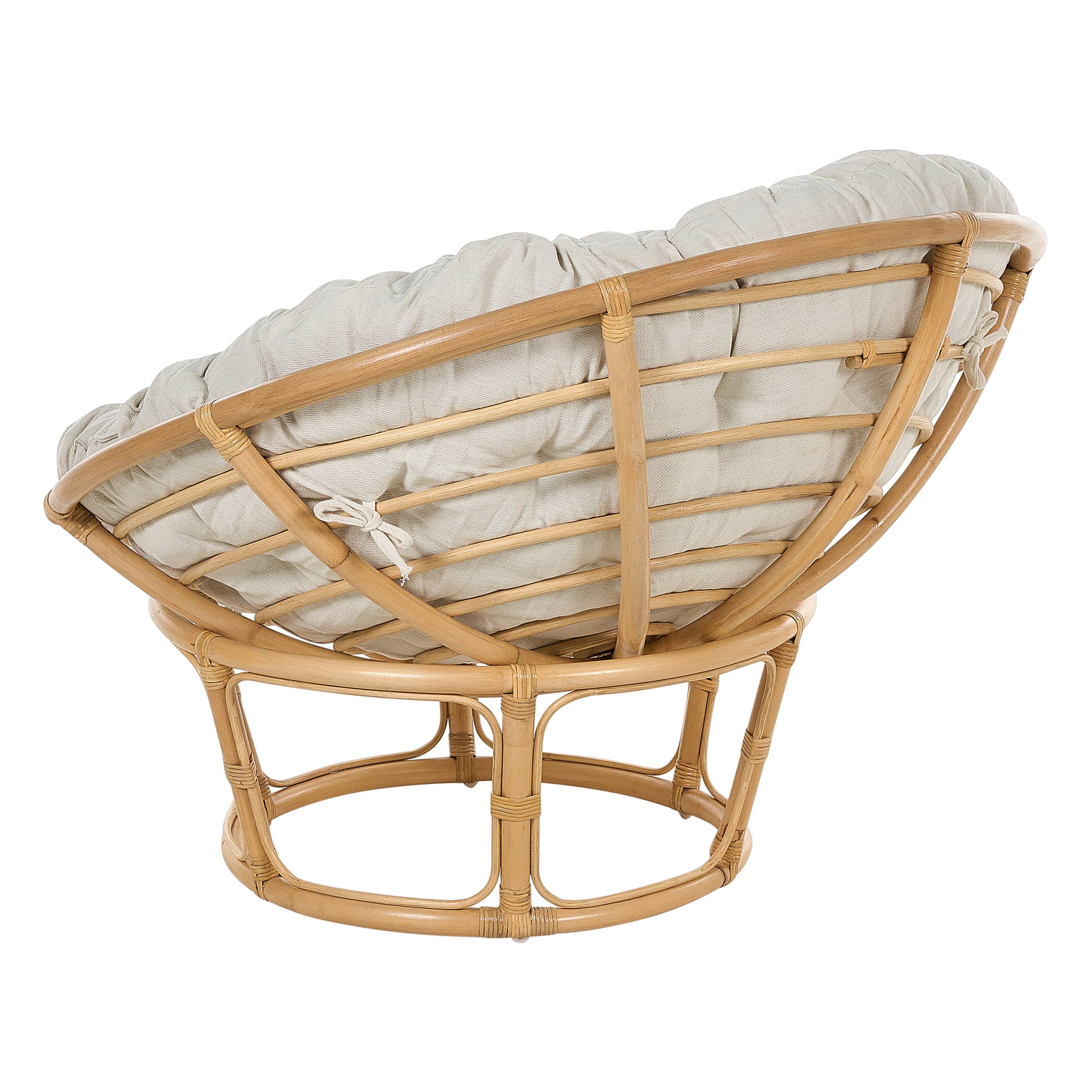 Beliani - Fauteuil Rotin Naturel SALVO - Beliani - Imagen 6