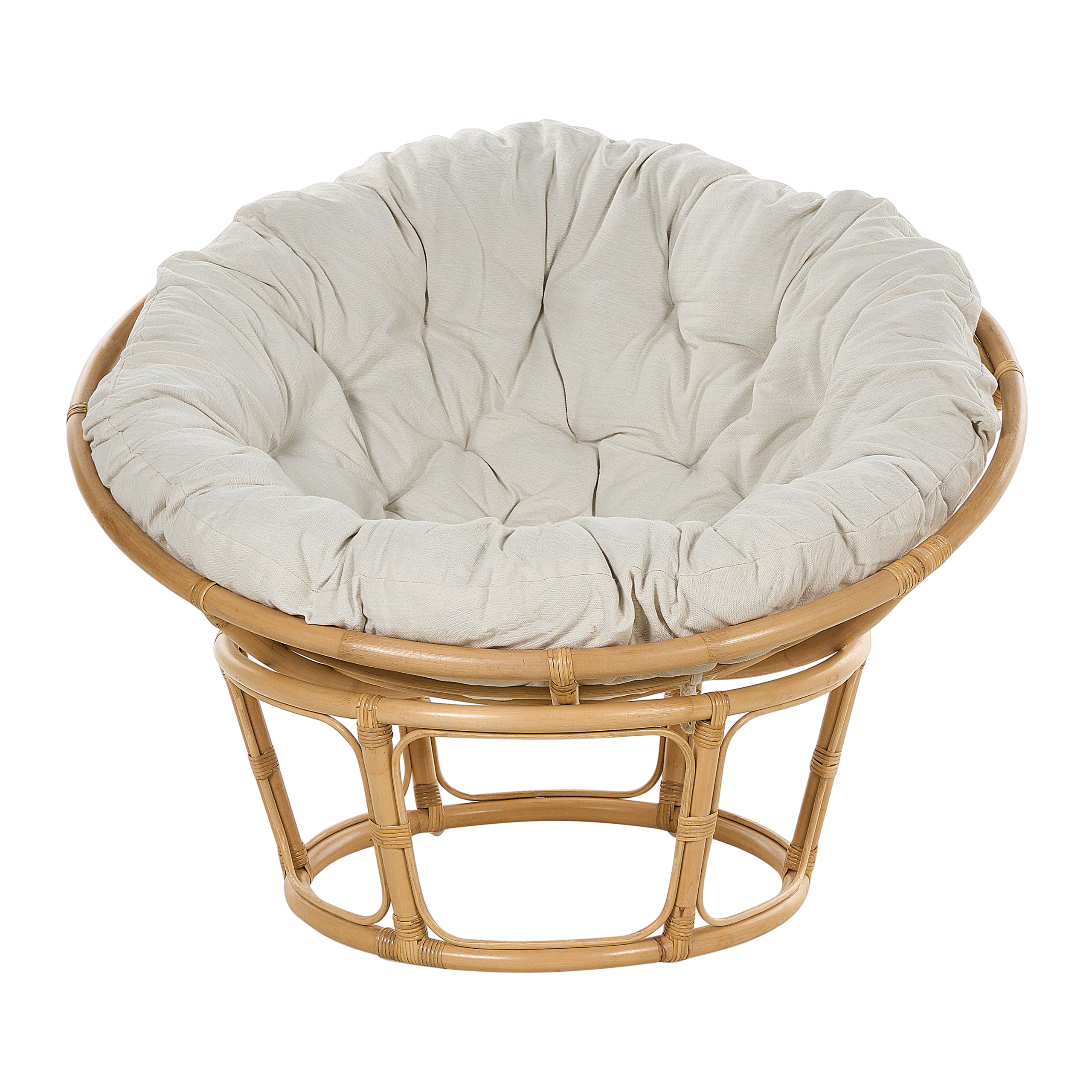 Beliani - Fauteuil Rotin Naturel SALVO - Beliani - Imagen 4