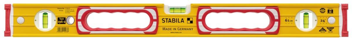 Stabila - Niveau à bulle STABILA Type 196-2 fioles - 122cm - 15236 - Imagen 3