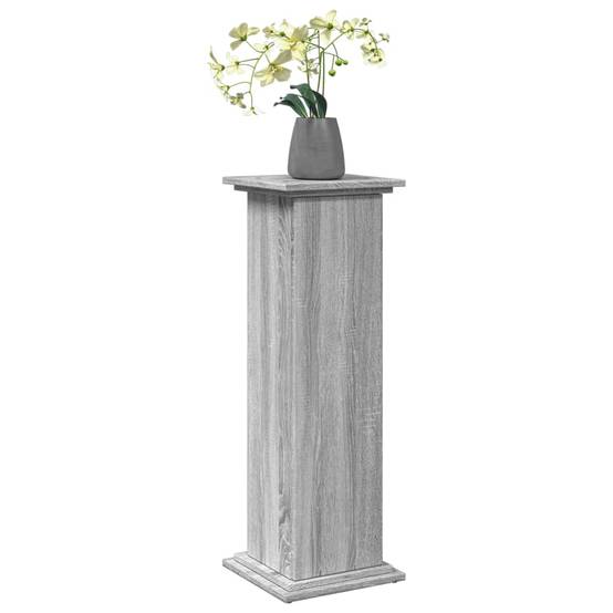 ComfortXL - Colonne de Rangement Bois d'Ingénierie pour Salon avec Porte 3 Étagères 90 cm Sonoma Gris - ComfortXL Outdoor Living - Image 3