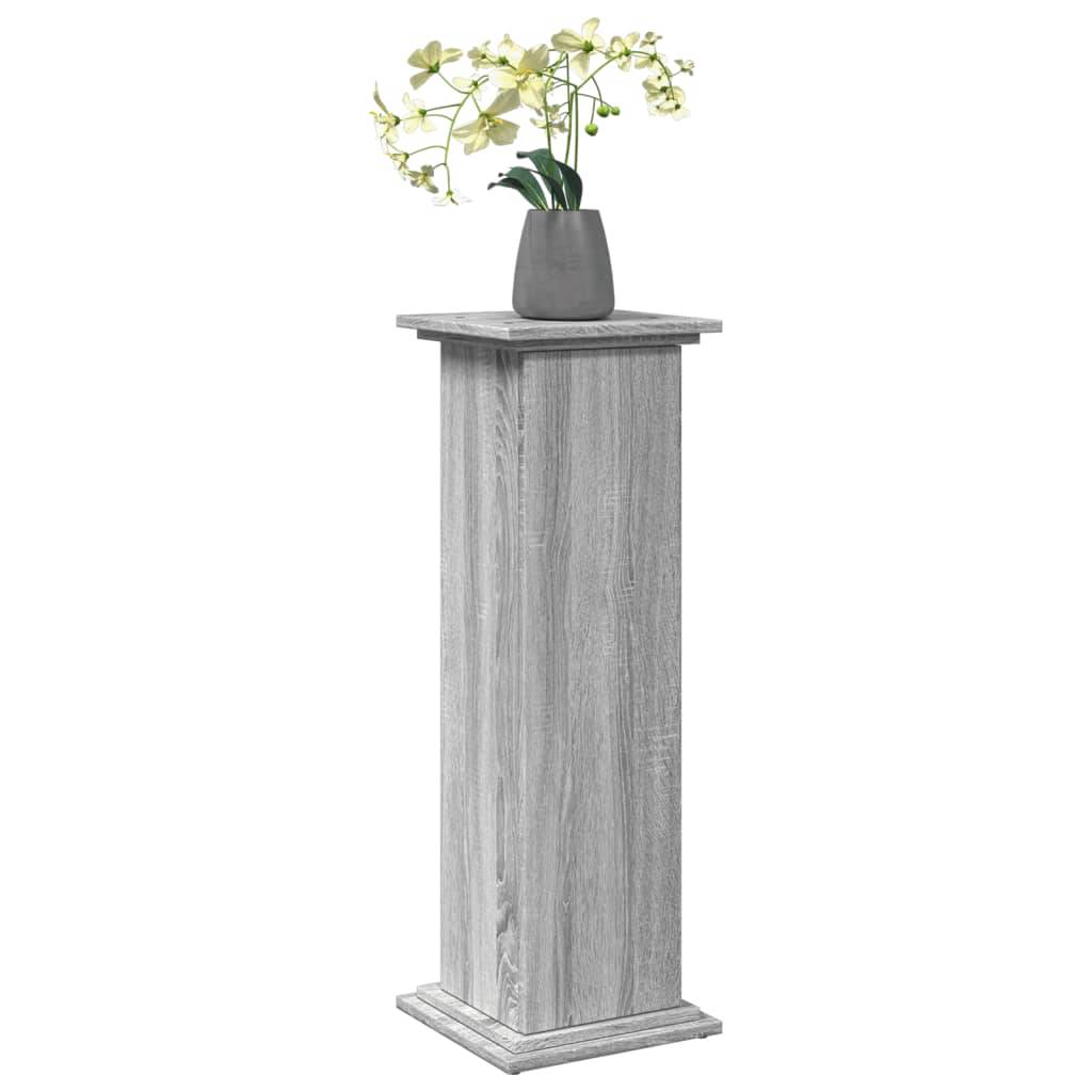 ComfortXL - Colonne de Rangement Bois d'Ingénierie pour Salon avec Porte 3 Étagères 90 cm Sonoma Gris - ComfortXL Outdoor Living - Image 3