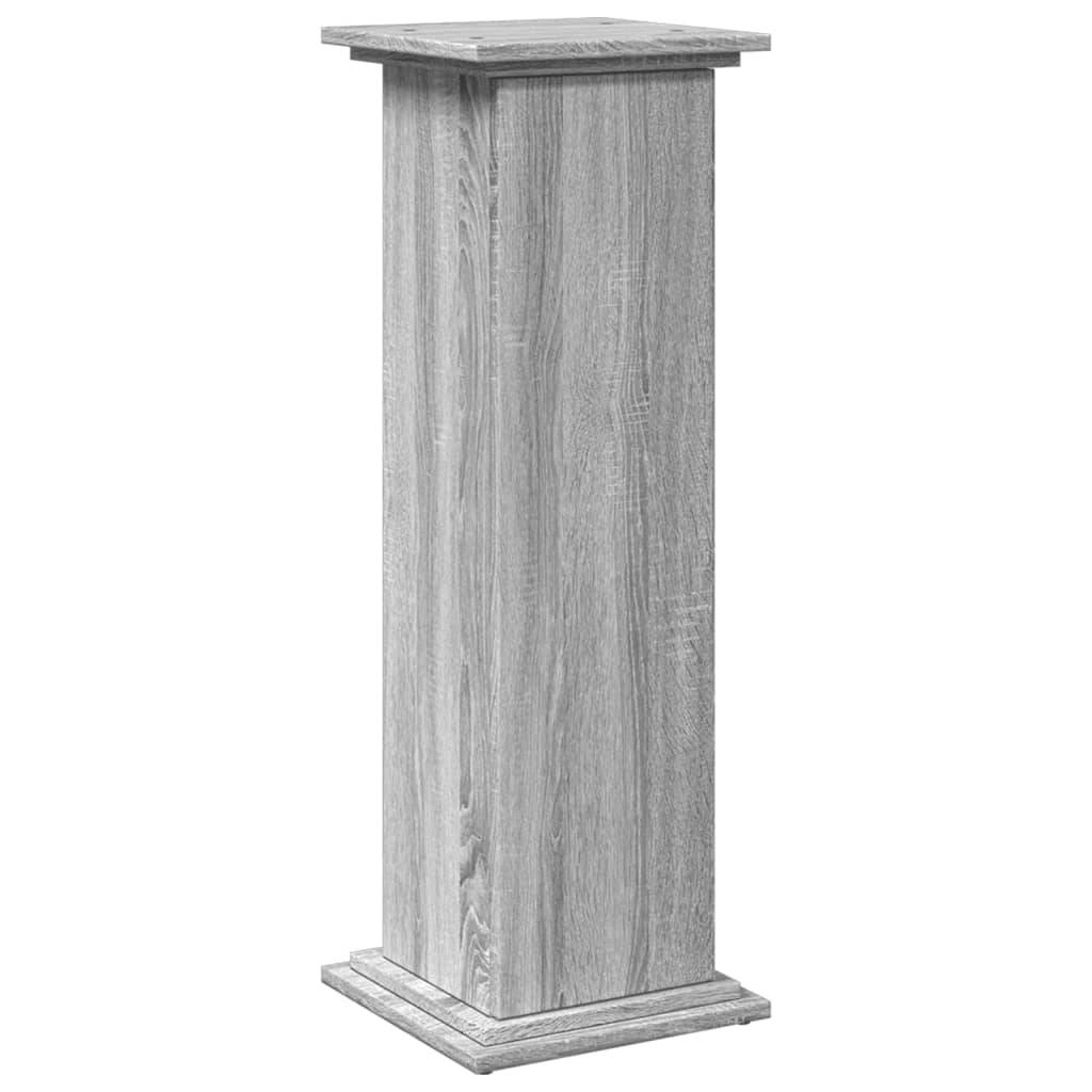 ComfortXL - Colonne de Rangement Bois d'Ingénierie pour Salon avec Porte 3 Étagères 90 cm Sonoma Gris - ComfortXL Outdoor Living - Image 2