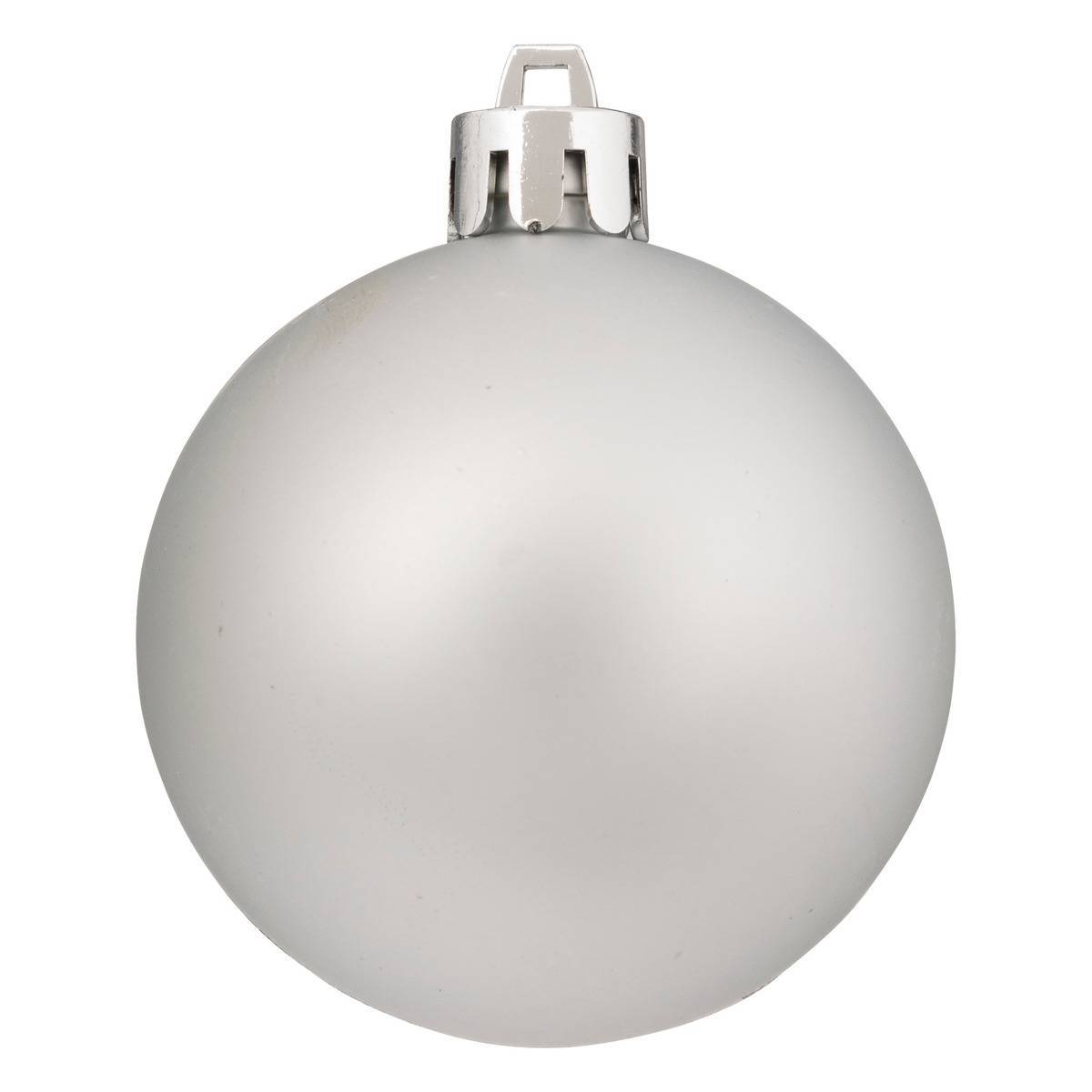 Atmosphera - Kit de sapin "Colorama de Noël" 18 pièces argent/blanc - Atmosphera Créateur d'intérieur - Imagen 5