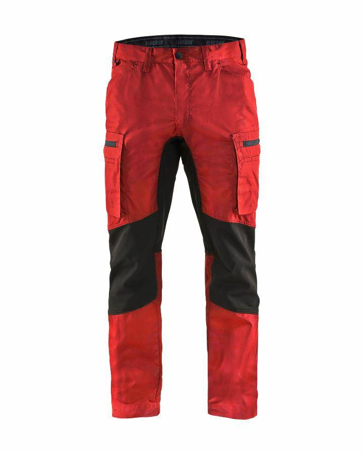 Pantalon maintenance BLAKLADER Stretch T.56 - ROUGE/NOIR - 145918455699-56