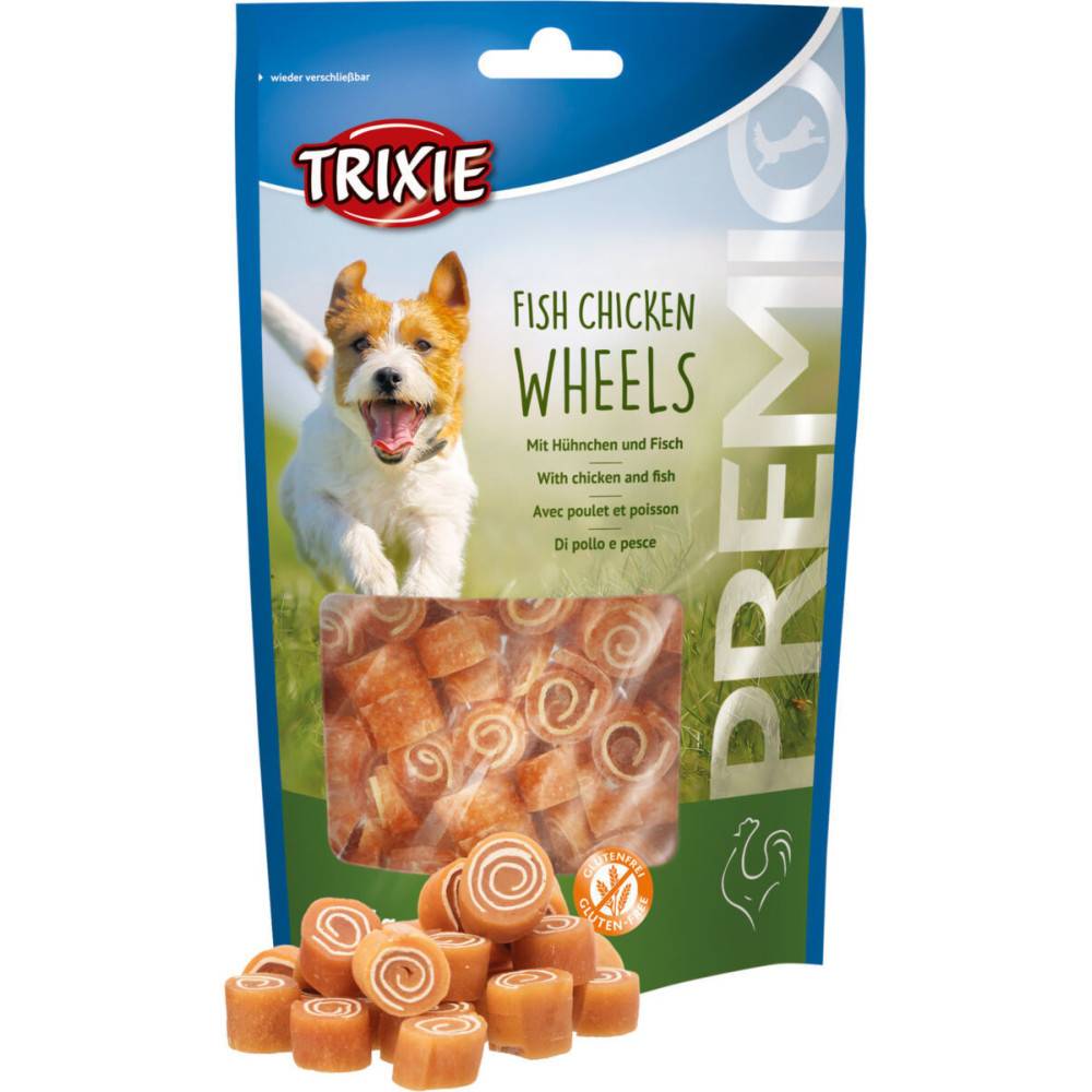 Trixie - Trixie - Friandises mini rouleau au poulet et poisson 75 g pour chien - Imagen 1