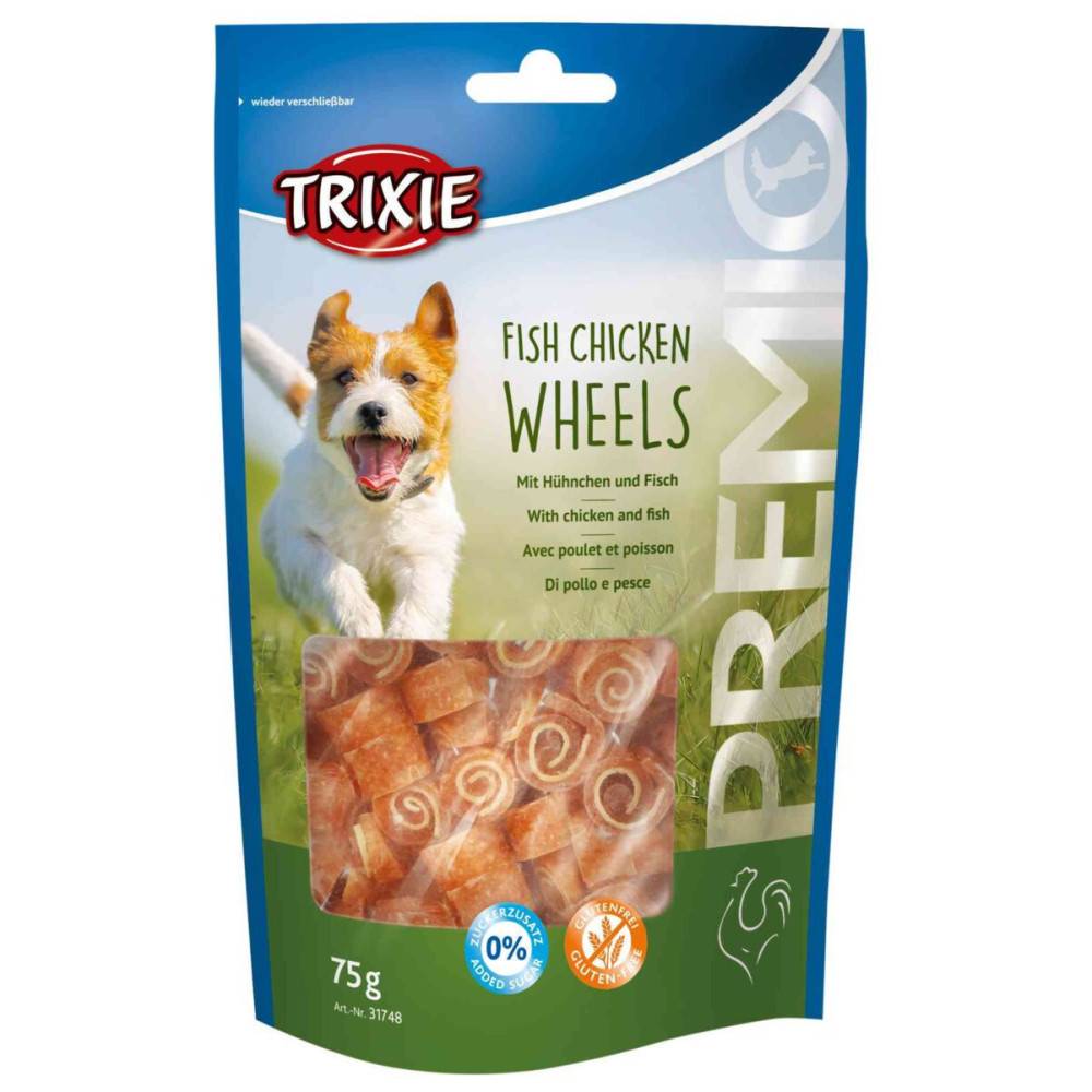 Trixie - Trixie - Friandises mini rouleau au poulet et poisson 75 g pour chien - Imagen 3
