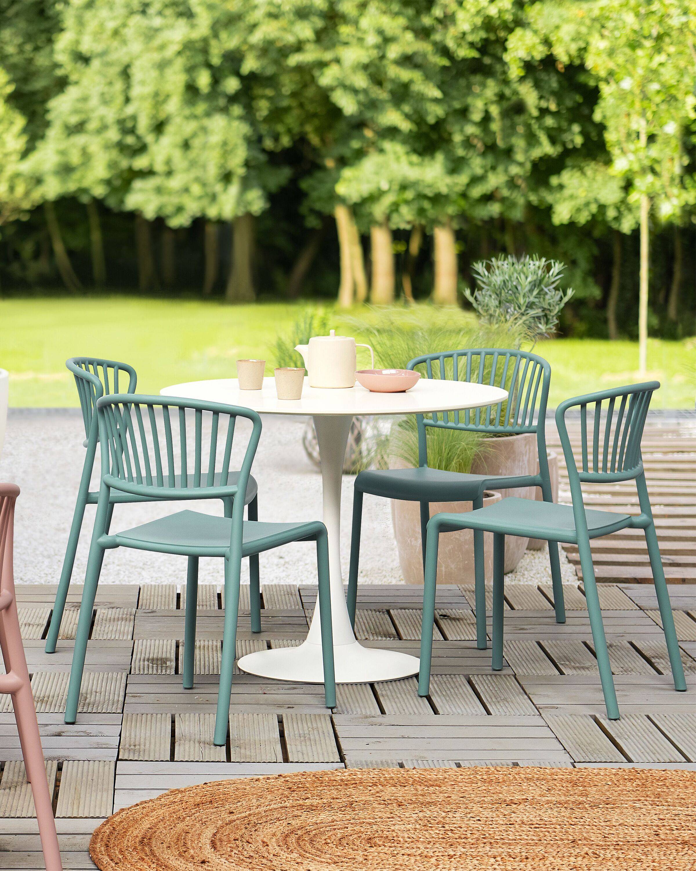 Beliani - Chaise de salle à manger Polypropylène Vert menthe GELA - Beliani - Imagen 1
