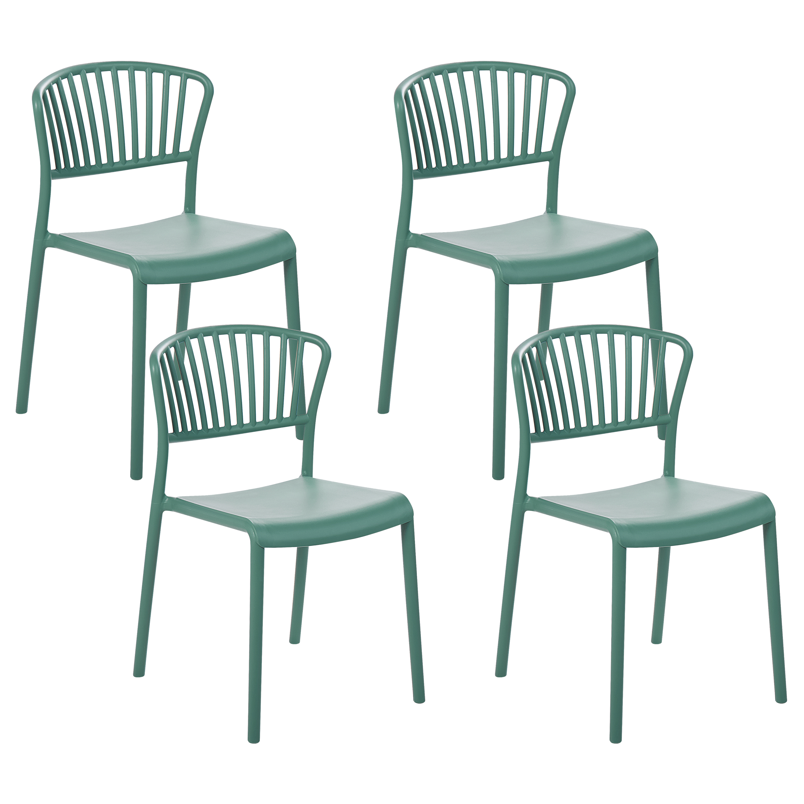 Beliani - Chaise de salle à manger Polypropylène Vert menthe GELA - Beliani - Imagen 2
