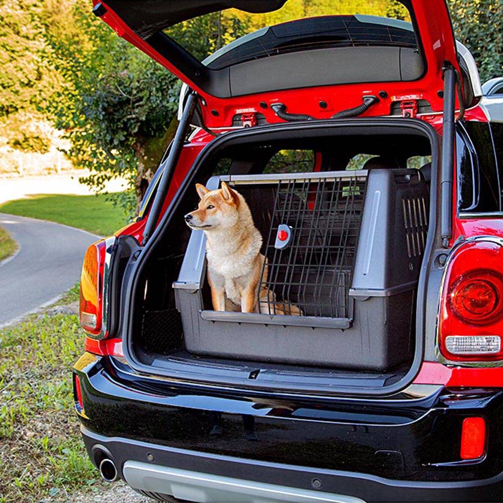 Ferplast - Panier de transport pour Chiens ATLAS CAR 80 SCENIC avec Crochets de Sécurité Excellente Ventilation - Imagen 4