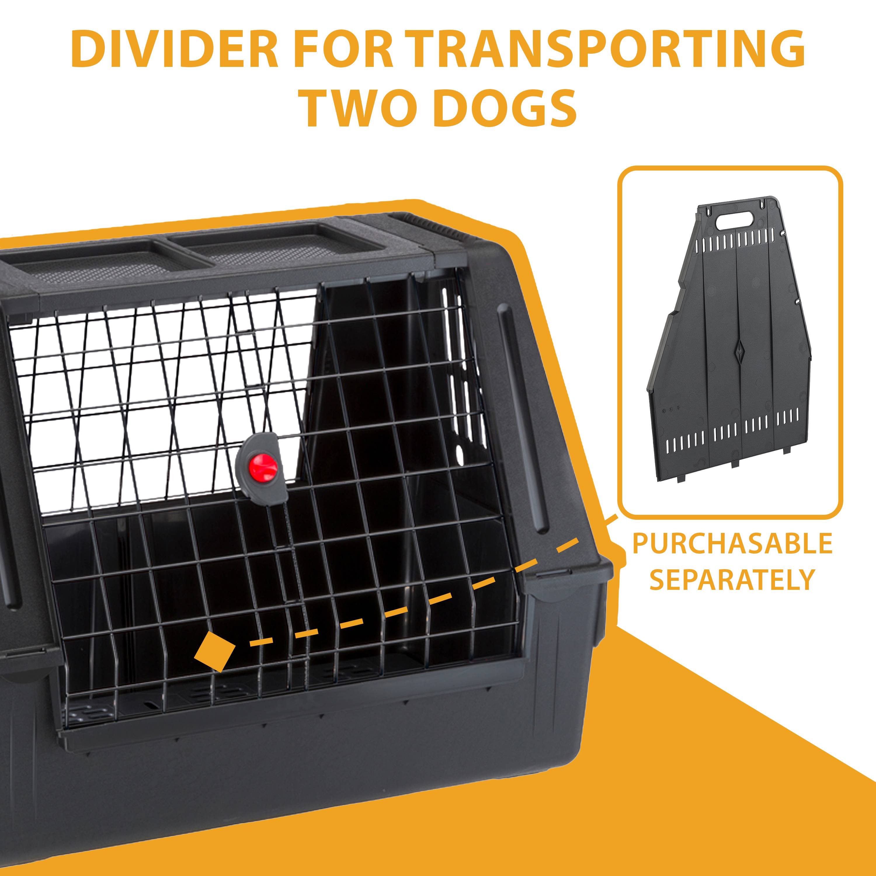 Ferplast - Panier de transport pour Chiens ATLAS CAR 80 SCENIC avec Crochets de Sécurité Excellente Ventilation - Imagen 9