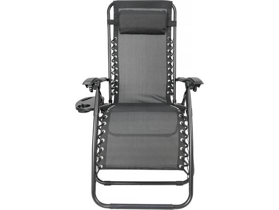 Fauteuil De Jardin Relax Zéro Gravité "sintra" - Noir -habitat Et Jardin - Image 4