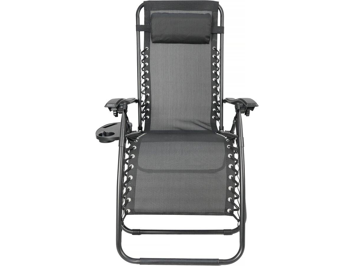Fauteuil De Jardin Relax Zéro Gravité "sintra" - Noir -habitat Et Jardin - Image 4