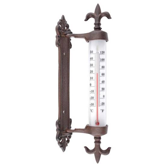 Esschert Design - Thermomètre fenêtre en Fonte 30cm - Esschert Design - Image 1