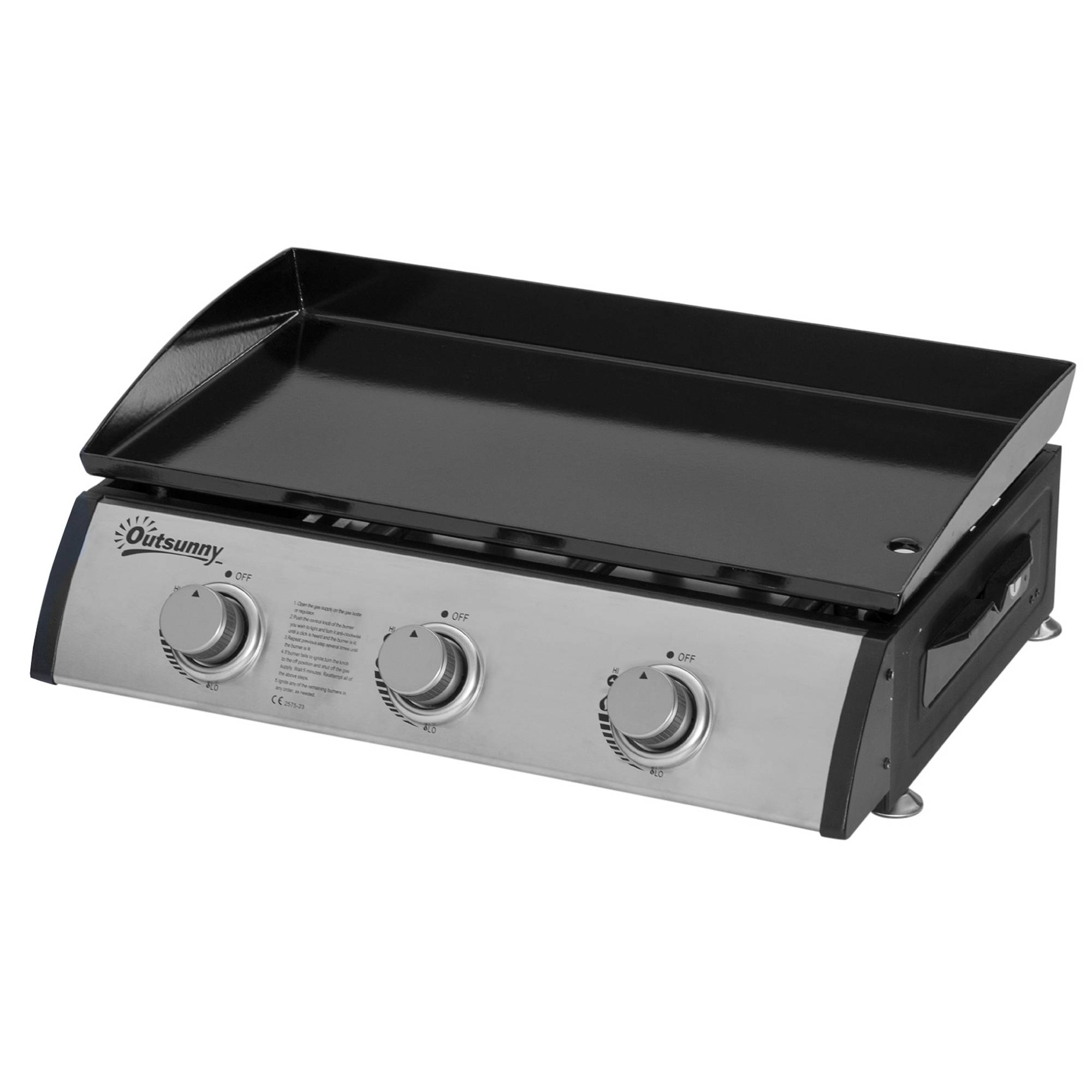PANGIVO - Barbecue à gaz acier inoxydable argent 63 x 48 x 21 cm - PANGIVO - Image 2