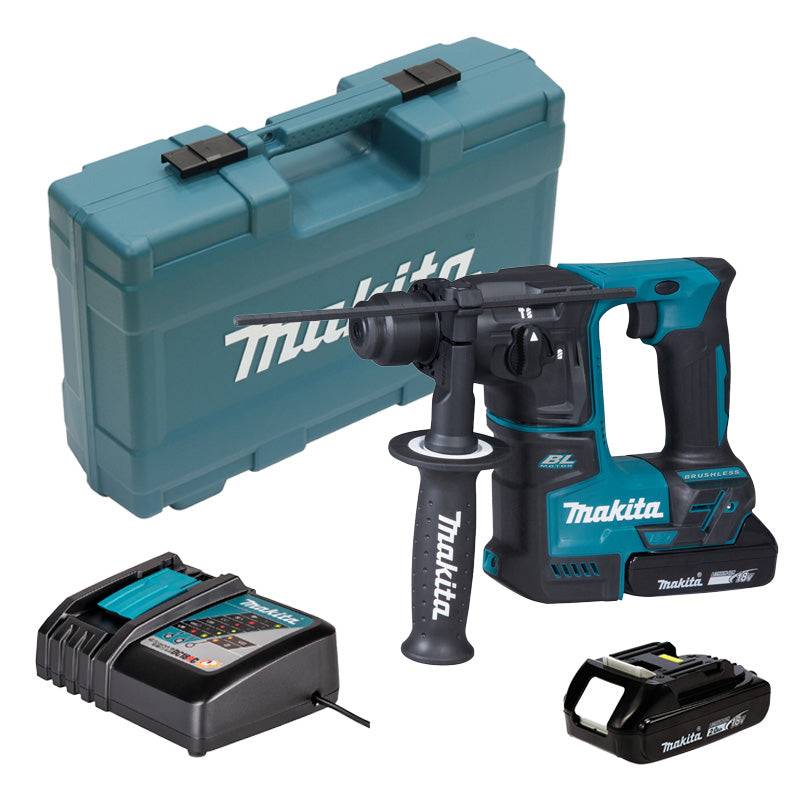 Makita - Marteau perforateur sans fil MAKITA DHR171RAX3 SDS-Plus 18 V 2,0 Ah avec 2 batteries, 1 chargeur, 1 coffret et des accessoires Makita - Imagen 1
