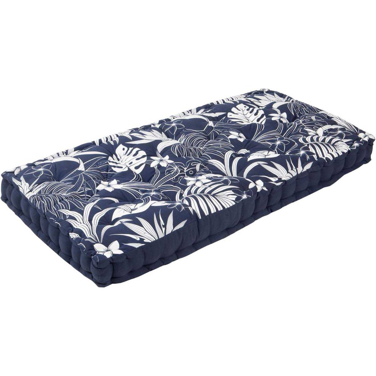 Jardindeco - Coussin de palette en coton imprimé 120 x 60 cm - Image 1