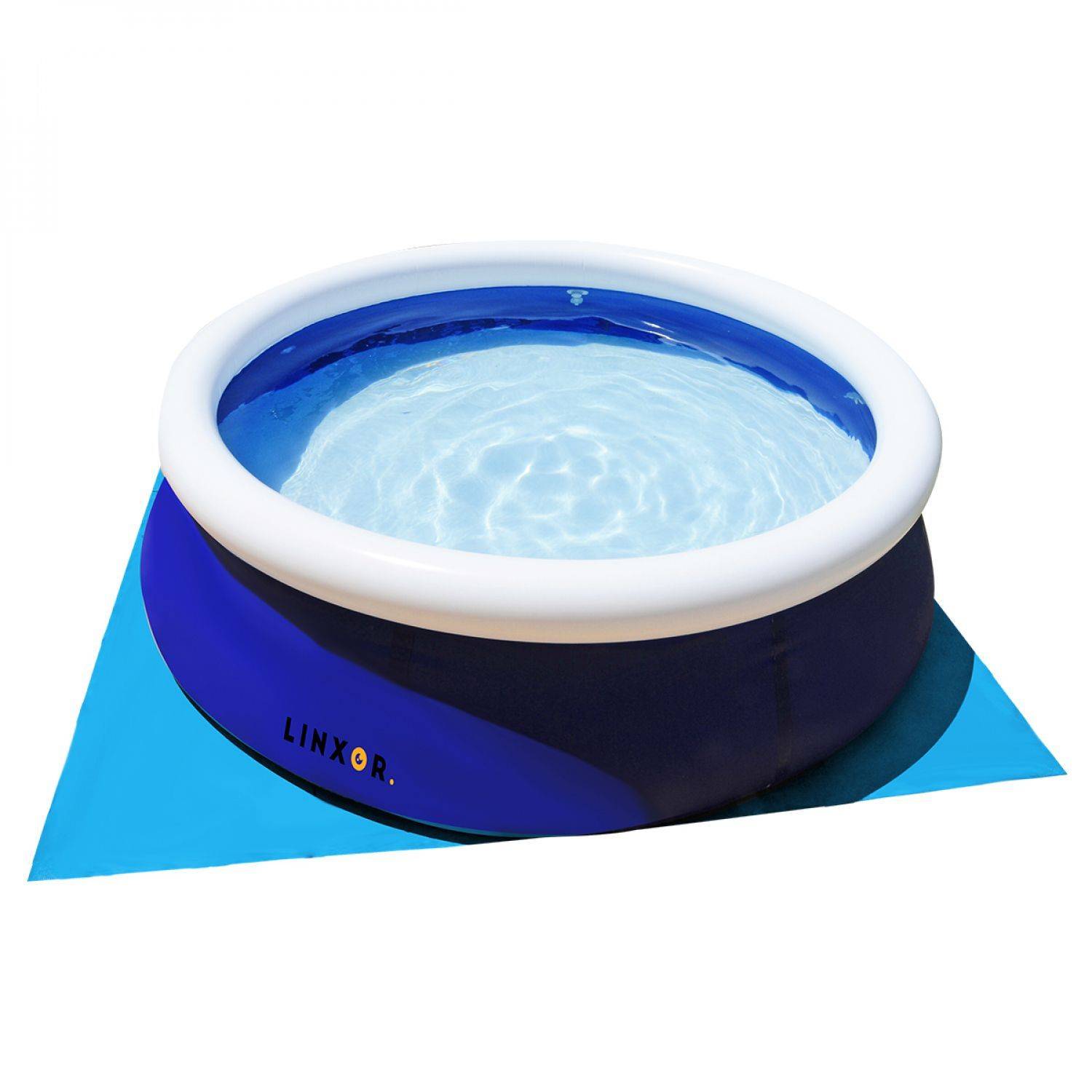 Linxor - Tapis de sol et de protection bleu pour piscine 3 m x 3 m - Linxor - Imagen 4