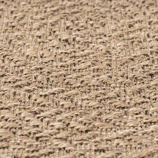 Tapis Rond Extérieur Aspect Jute en Polypropylène pour Terrasse Jardin Balcon Brun Ø 200 cm – ComfortXL Outdoor Living - Image 6