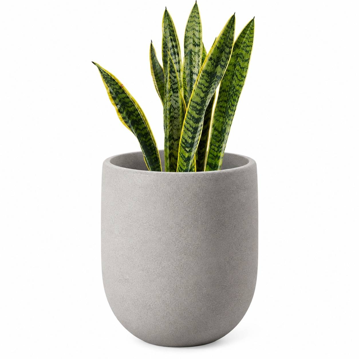 Pot De Fleur En Céramique Durable Avec Trou De Drainage pour Intérieur Extérieur - Image 1