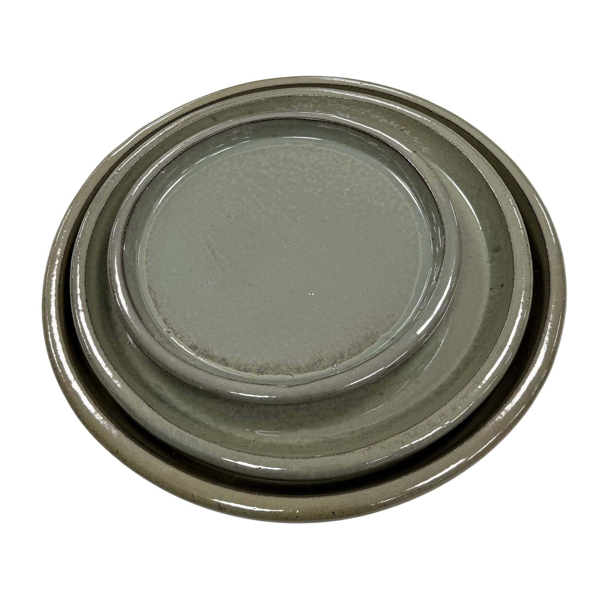 Provencelia - Soucoupe ronde 40cm vert crème - Image 4