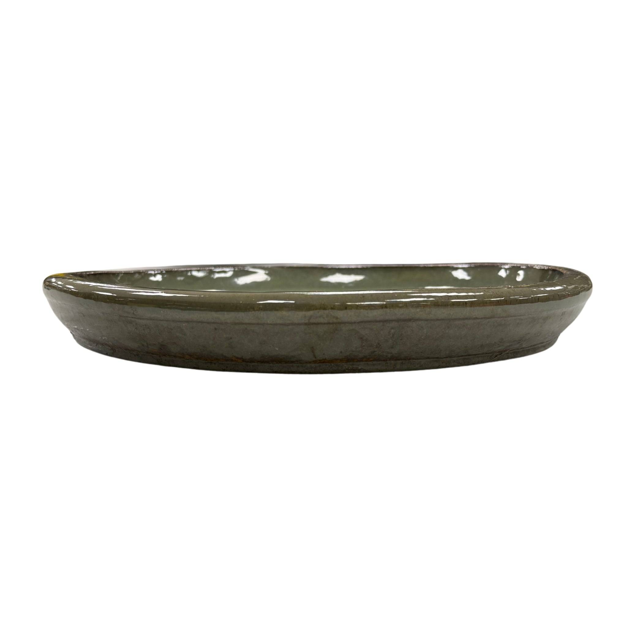 Provencelia - Soucoupe ronde 40cm vert crème - Image 2