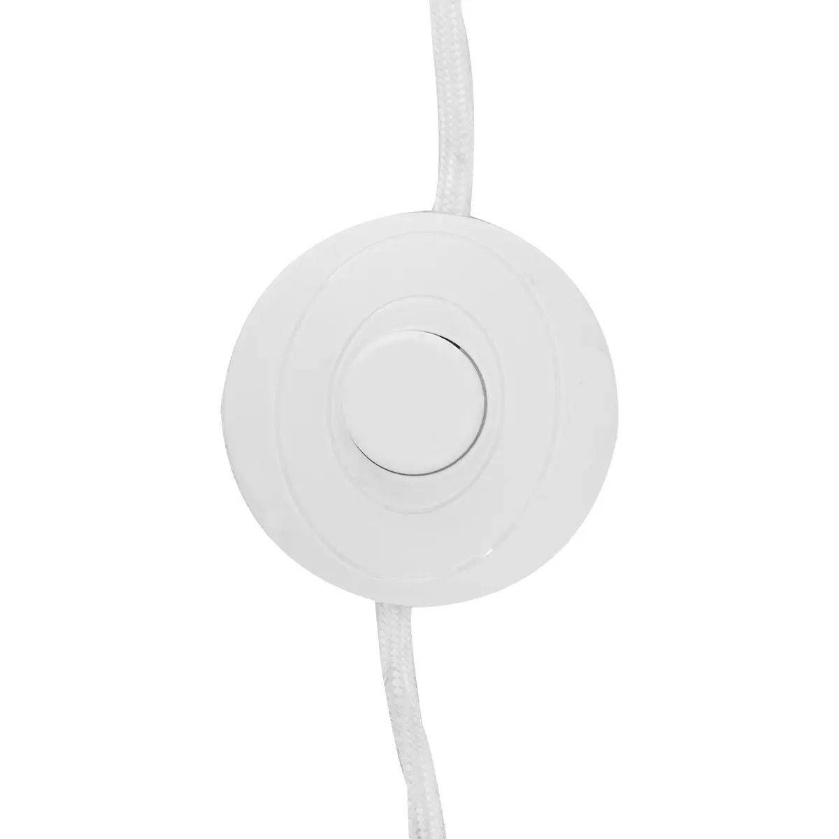 Lampadaire en Tissu "Eira" 115cm Blanc - Image 3