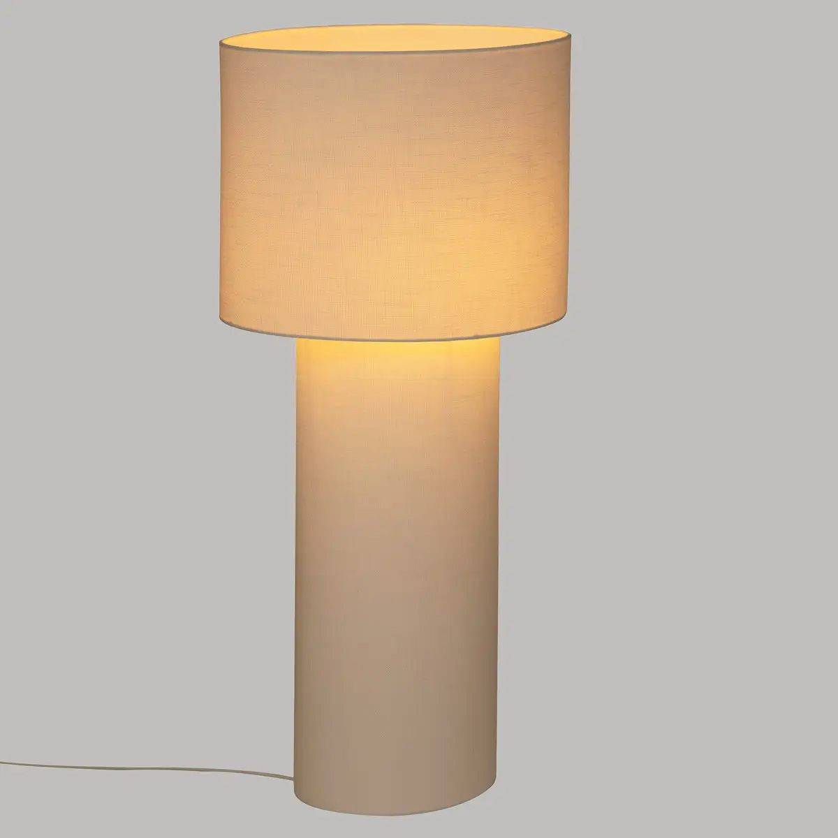 Lampadaire en Tissu "Eira" 115cm Blanc - Image 4