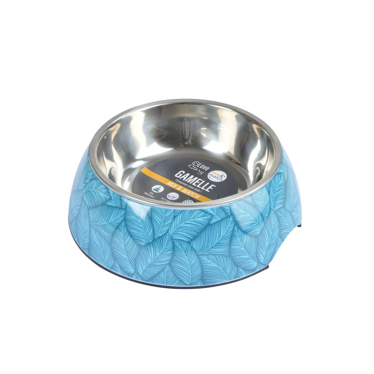 Love Story - Gamelle pour Chien & Chat "Everplant" 17cm Bleu - Image 2