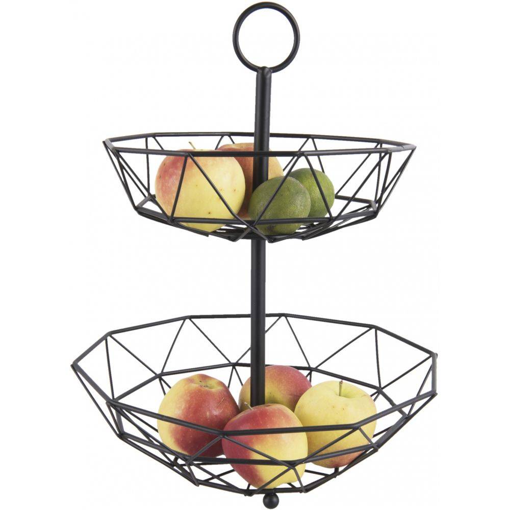 Pt Living - Corbeille à fruits 2 étages Diamond - Imagen 3