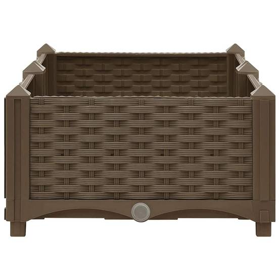 Lit surélevé Polypropylène Marron 80 x 40 x 23 cm - PANGIVO - Image 5