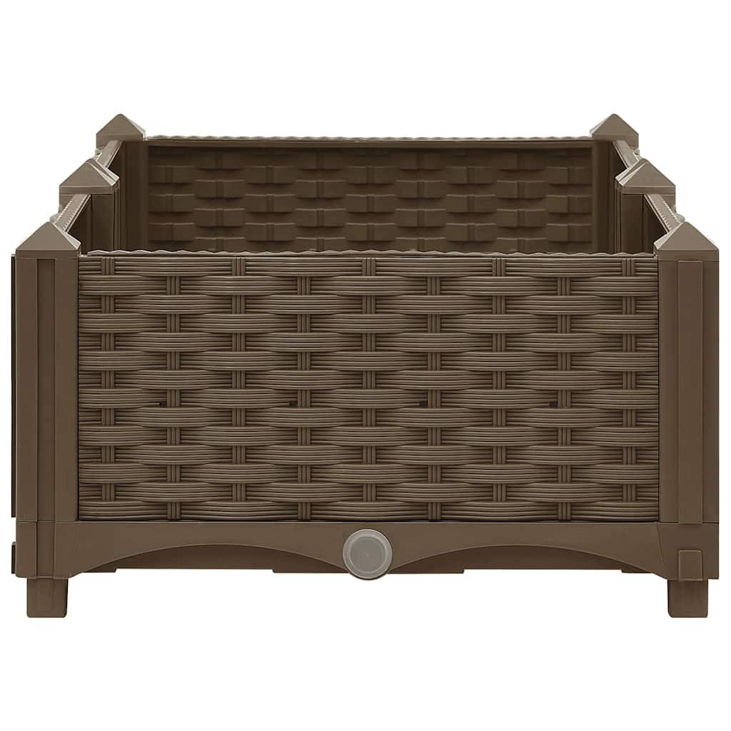 Lit surélevé Polypropylène Marron 80 x 40 x 23 cm - PANGIVO - Image 5