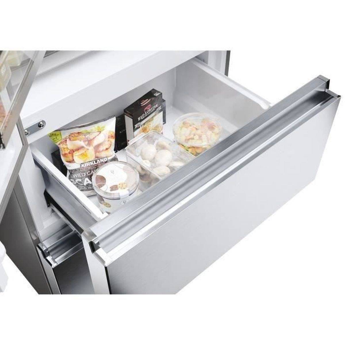 Réfrigérateur américain multi-portes 477 L Total No Frost, distributeur d’eau, compresseur inverter - Haier - Image 6