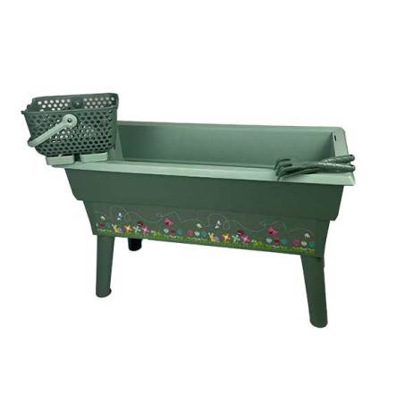 Mv Industries - Jardinière Calipso mini junior 40L Vert Olive/Vert Amande + accessoires - Imagen 3