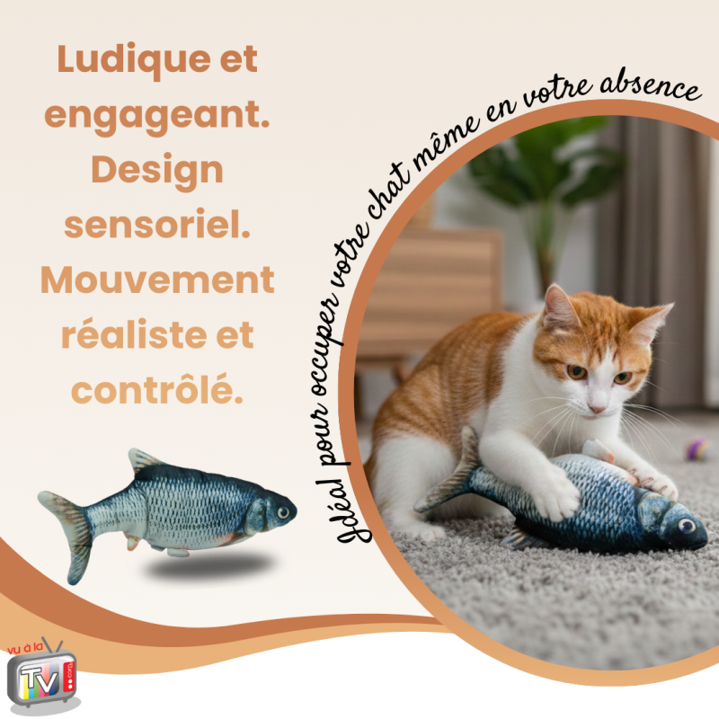 Jouet chat | Jouet pour chat interactif à mouvement automatique- VENTEO - Image 4