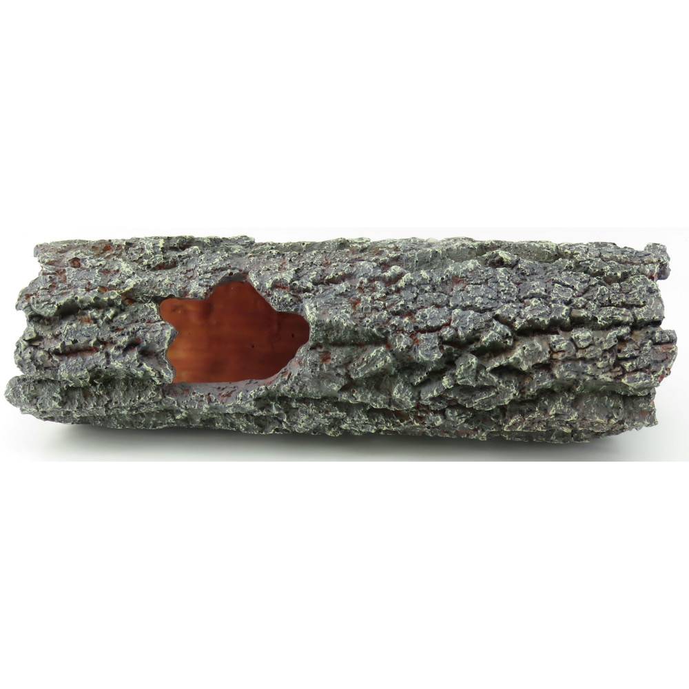 Souche tronc d'arbre creux ø 8 x 30 cm décoration aquarium - Imagen 3