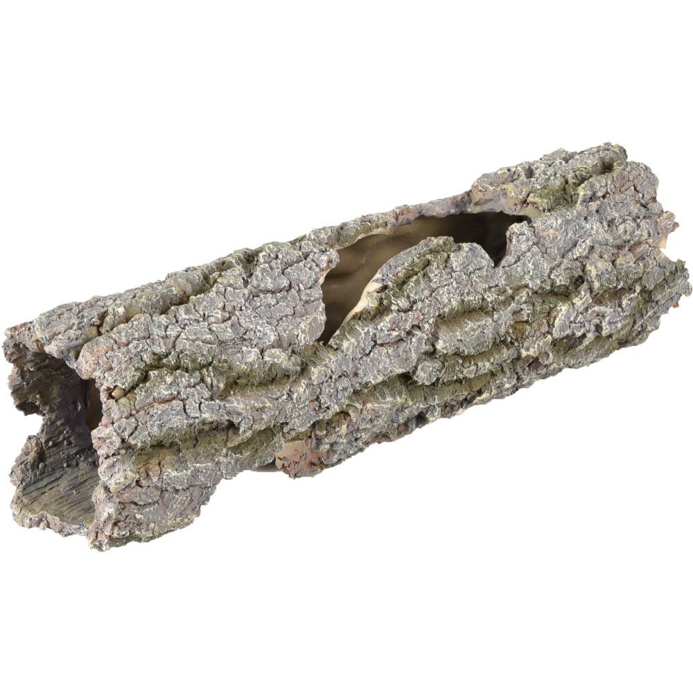 Souche tronc d'arbre creux ø 8 x 30 cm décoration aquarium - Imagen 1