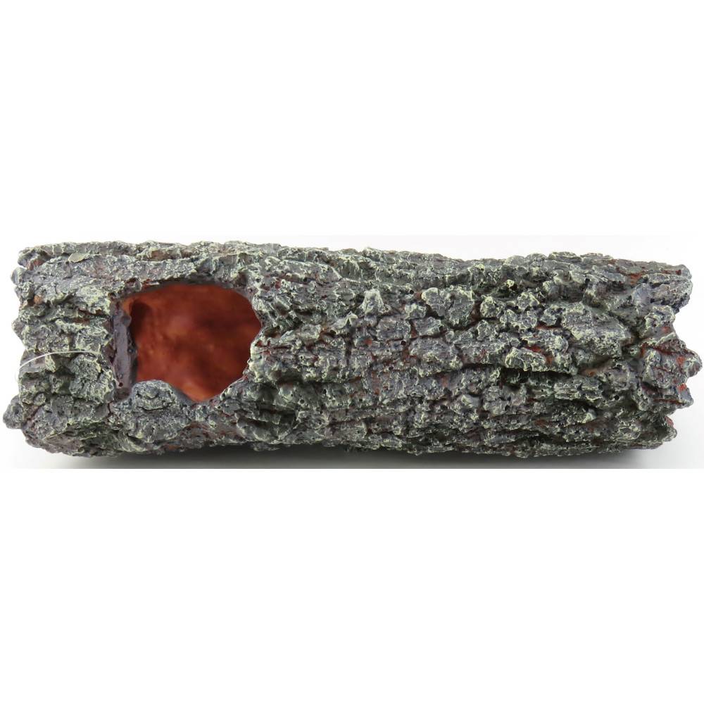 Souche tronc d'arbre creux ø 8 x 30 cm décoration aquarium - Imagen 4