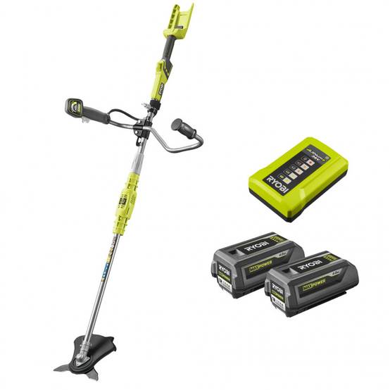 Ryobi - Pack Débroussailleuse à batterie RBC36X26BG2-0 36V + 2 batt 36V MaxPower 4,0Ah + chargeur RY36C17A RYOBI - Image 1