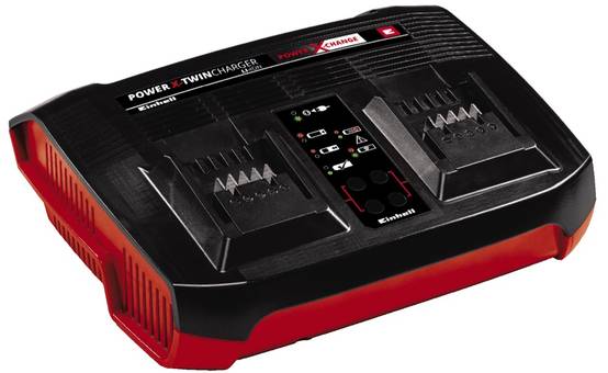 Einhell - Chargeur double Power X-Change – Power X-Twincharger – 2 x 18 V – Courant 3 A - Image 1