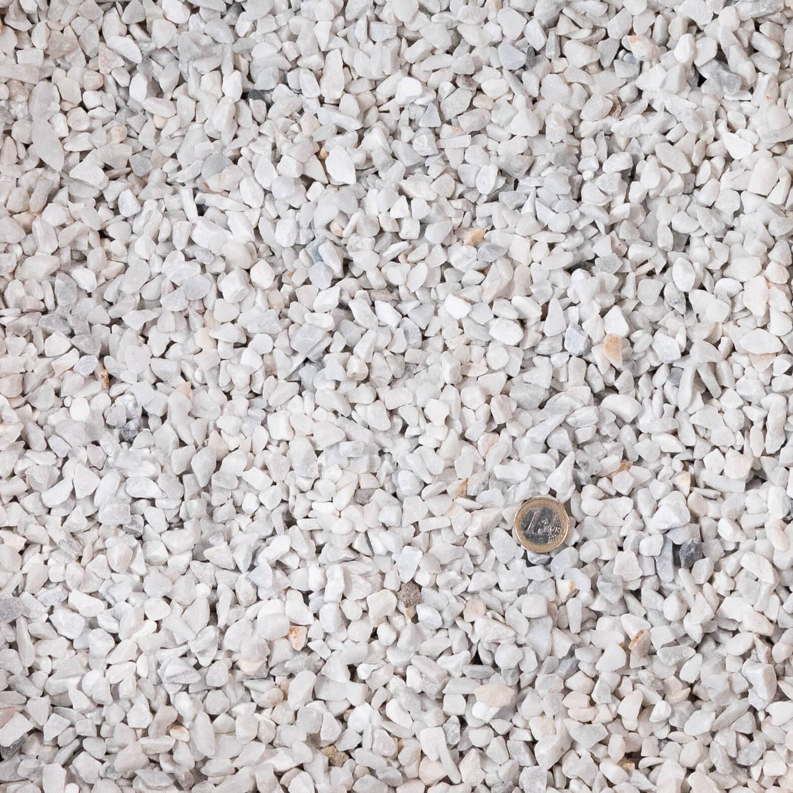 Gravier Marbre Blanc Carrare 8-12 mm - Lot de 2 big bag de 500 kg (20 m²) - RO'MA NATURE - Image 2
