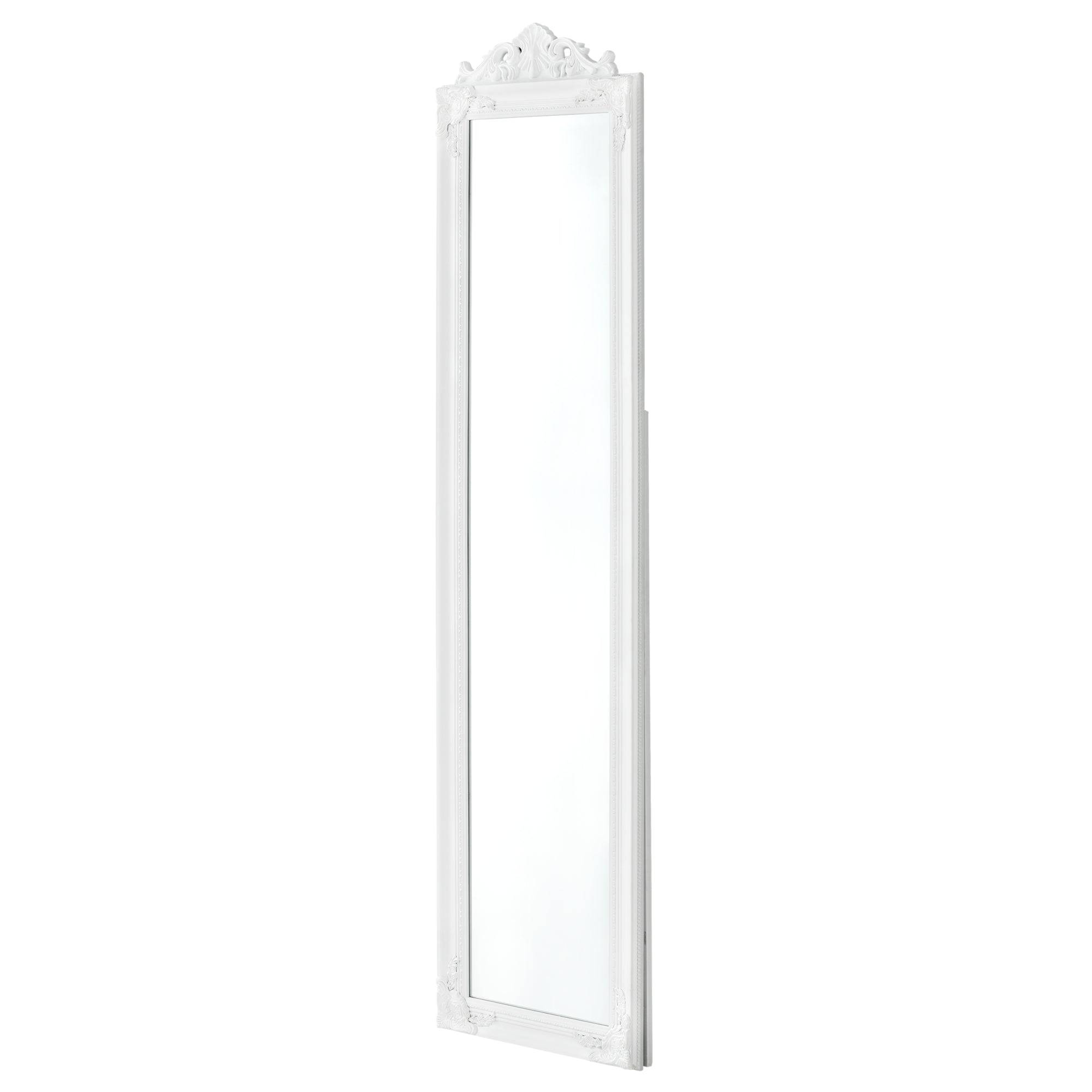 Miroir sur pied inclinable 160 x 40 cm blanc mat - Image 2
