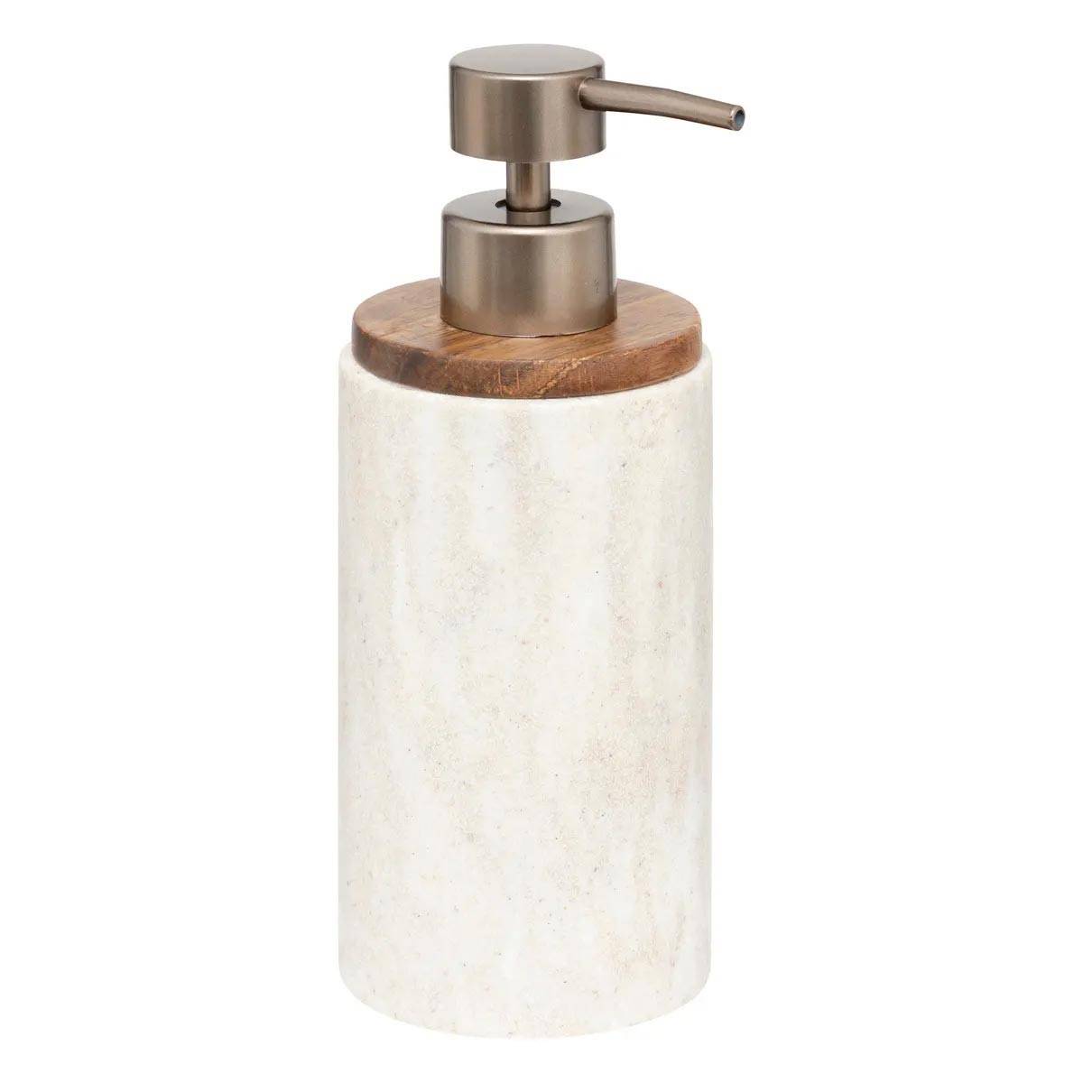Distributeur de Savon Design "Côme" 19cm Beige