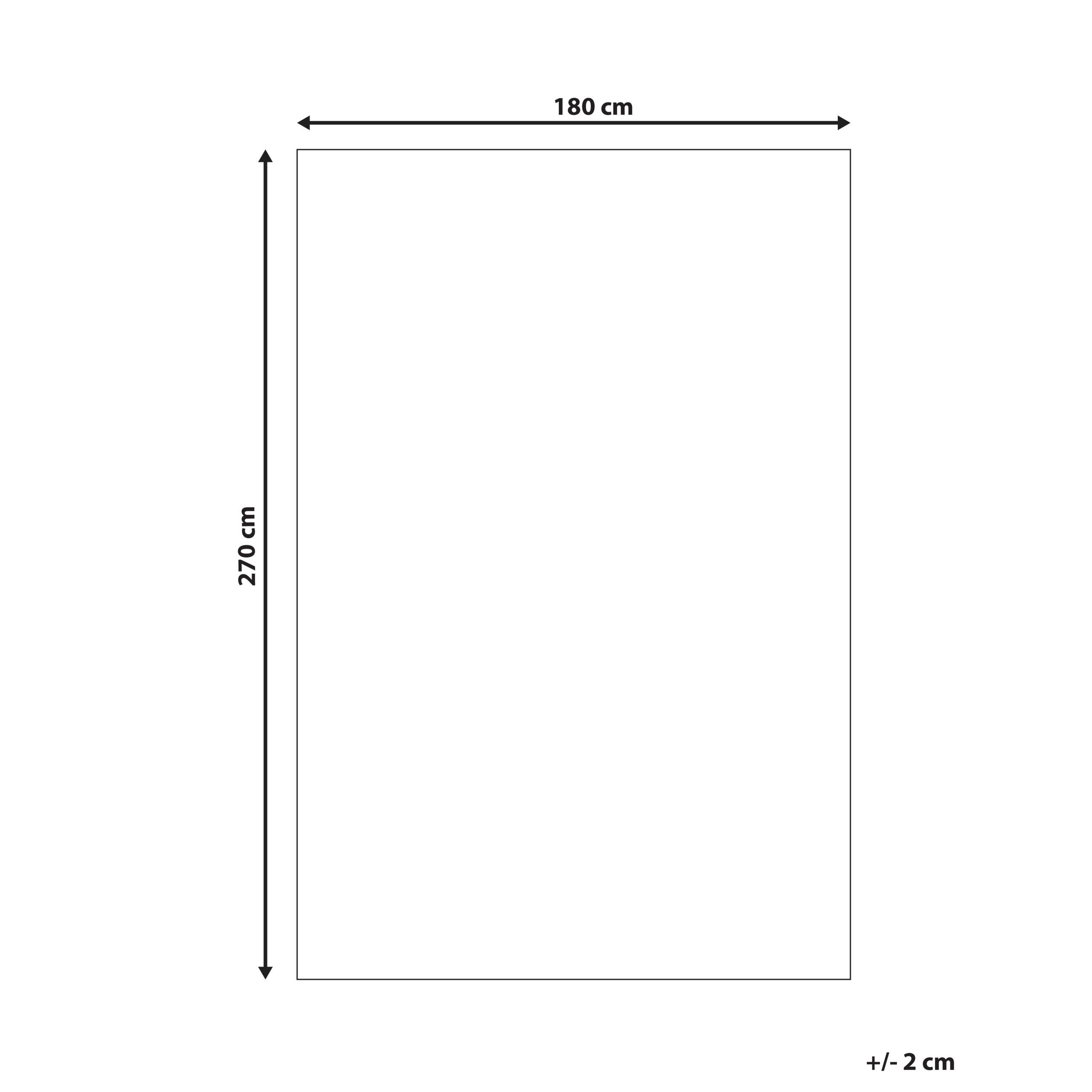 Beliani - Tapis d'Extérieur Noir et Blanc en Polypropylène Motif Feuilles de Palmier pour Terrasse au Style Moderne 180 x 270 cm Beliani - Imagen 2