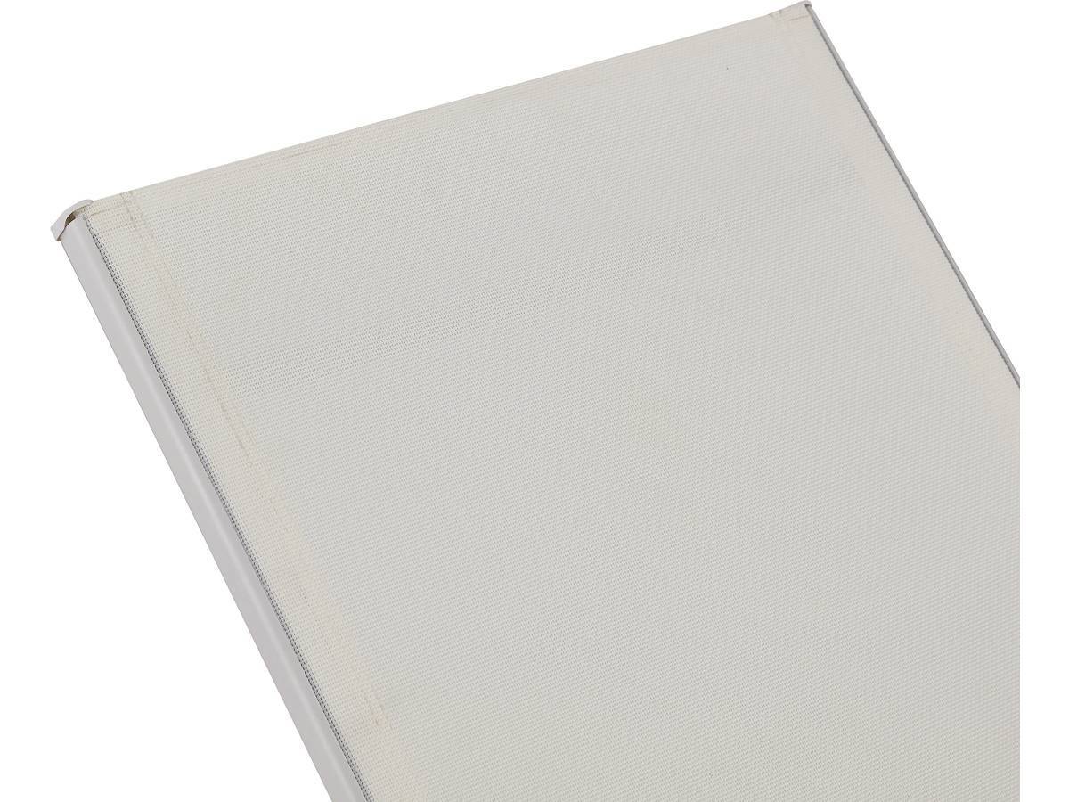 Lot De 2 Bains De Soleil En Métal Avec Accoudoirs "farniente" - Blanc -habitat Et Jardin - Image 4