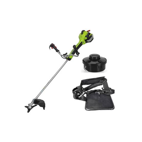 Débroussailleuse Thermique 42 Cm3 Moteur 2T 2,4CV Harnais + Lame 3 dents Ø 25.5 cm + Fil nylon Ø 2.4 mm VITO - Image 1