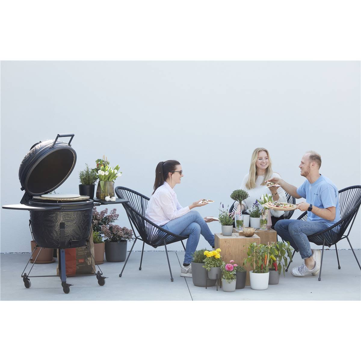 Barbecook - Barbecue Kamado Barbecook Kamal Noir Mat Ø 60CM - Image 4
