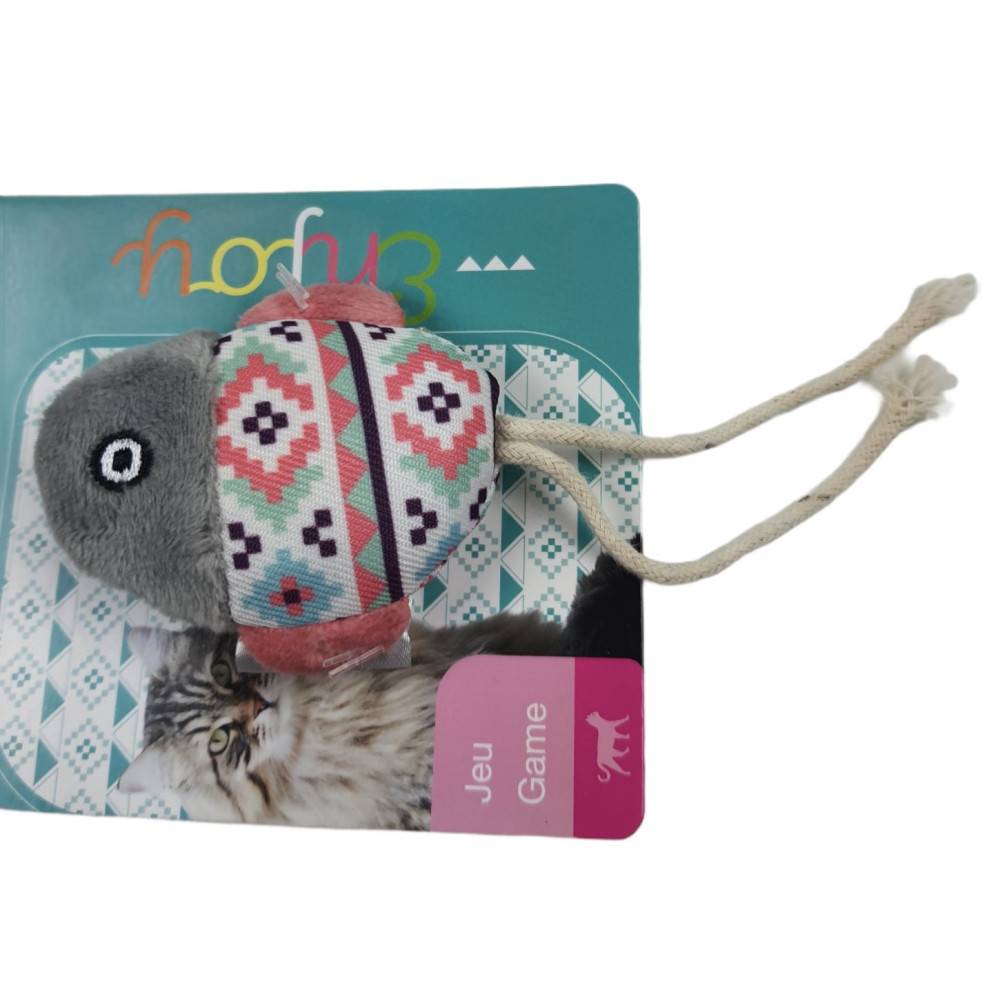 Zolux - Poisson gris Kali 15 x 6 x 3 cm avec catnip Jouet chat - Imagen 5