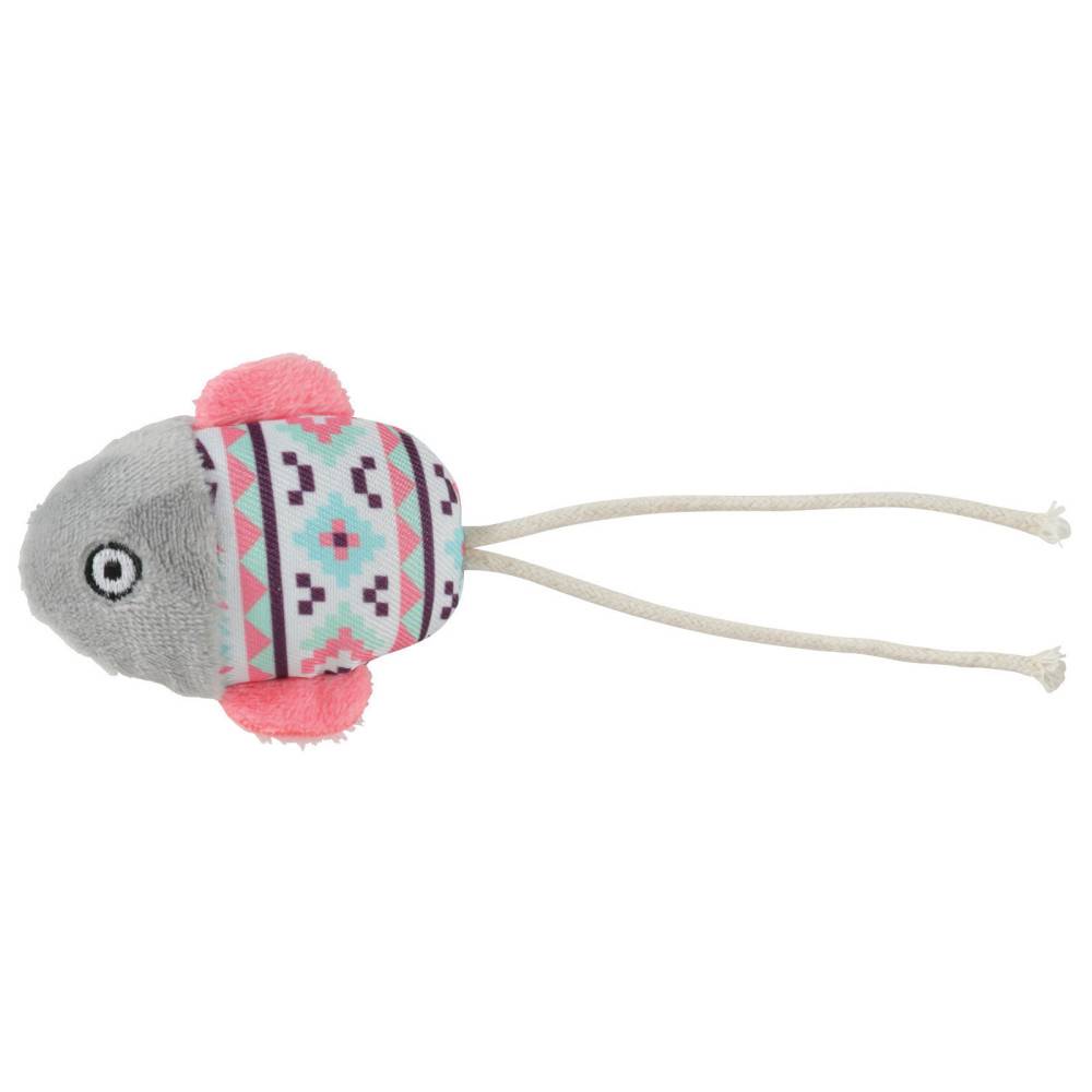 Zolux - Poisson gris Kali 15 x 6 x 3 cm avec catnip Jouet chat - Imagen 1