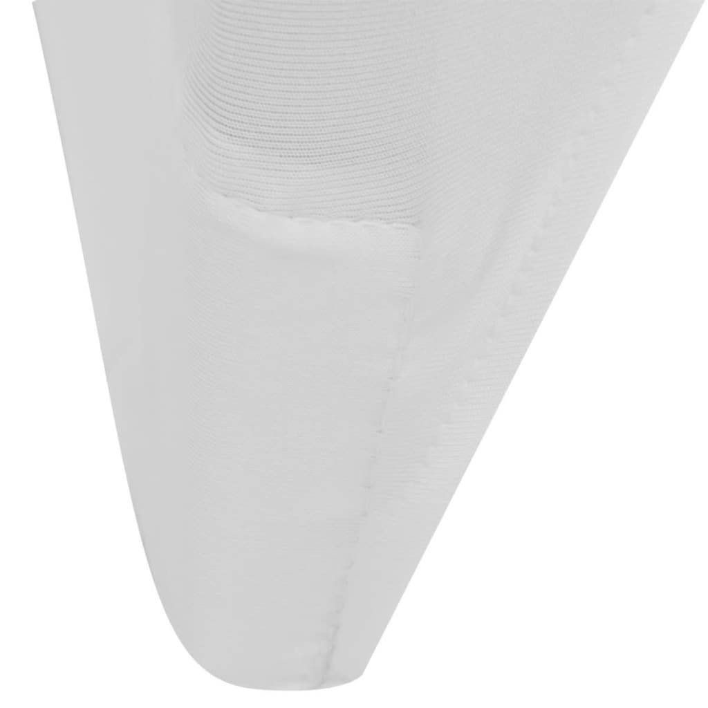 Housse pour chaises - Housse de protection blanche extensible 50 pièces PC107 - Image 5